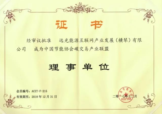全國首個(gè)碳交易產(chǎn)業(yè)聯(lián)盟成立，遠(yuǎn)光能源互聯(lián)網(wǎng)當(dāng)選首屆理事單位