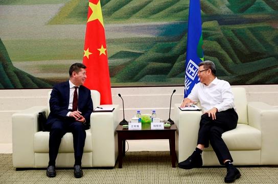 錢(qián)智民會(huì)見(jiàn)中信建投董事長(zhǎng)王常青、總裁李格平