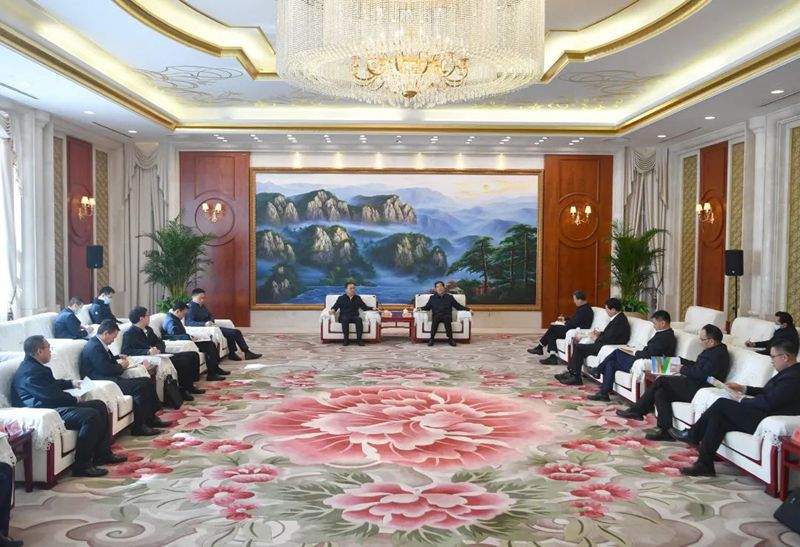 鄒磊拜會(huì)寧夏回族自治區(qū)黨委書記、人大常委會(huì)主任陳潤兒
