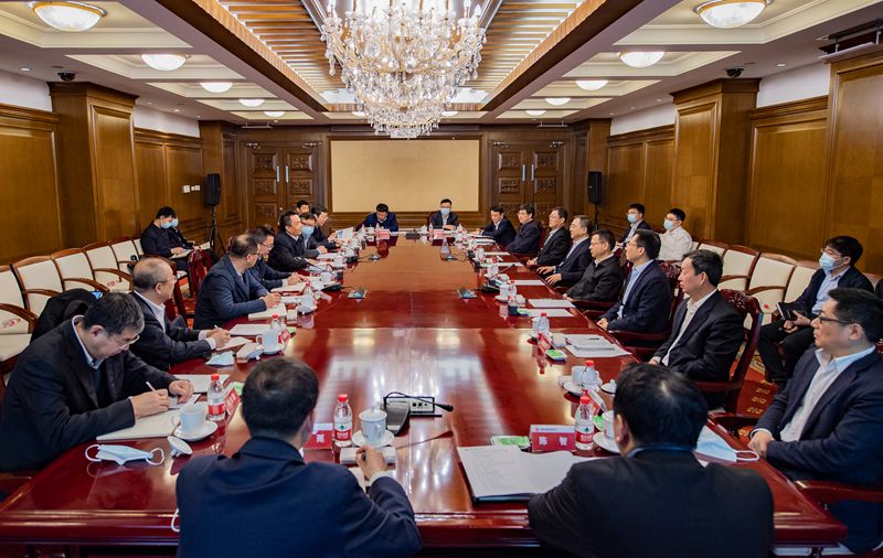 鄒磊、寇偉會(huì)見哈電集團(tuán)董事長曹志安、總經(jīng)理吳偉章
