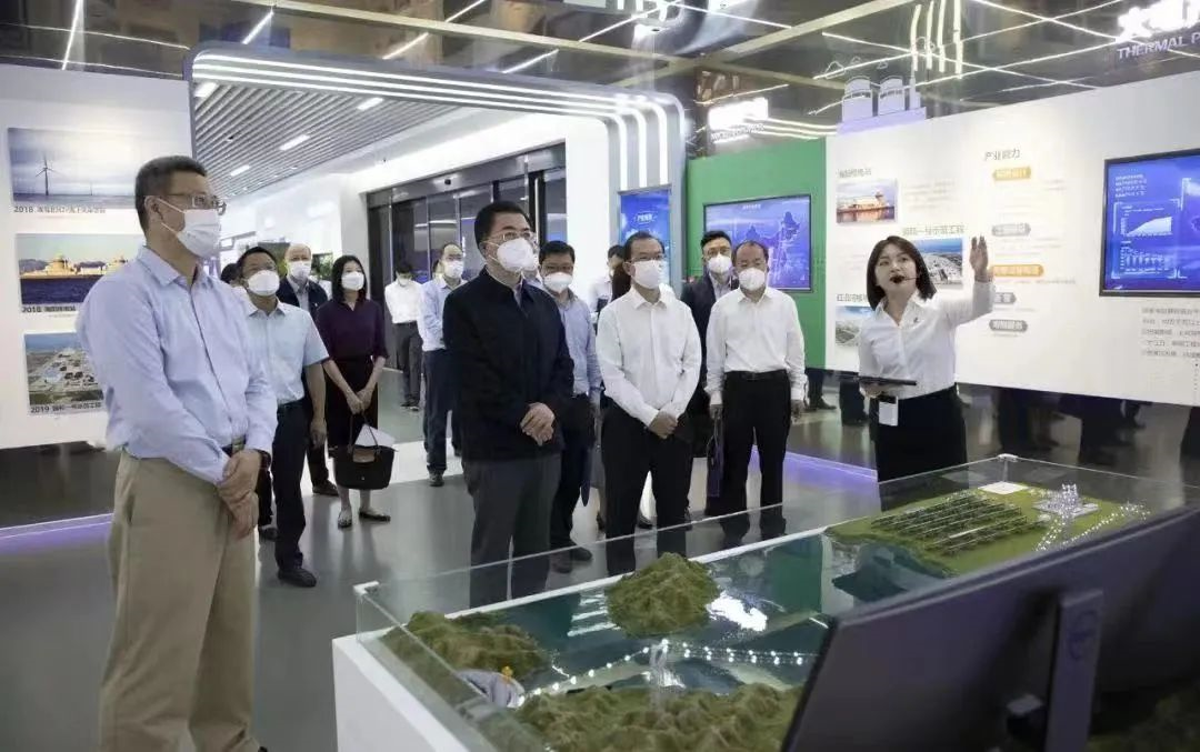 國務院國資委黨委委員、副主任翁杰明到國家電投督導工作