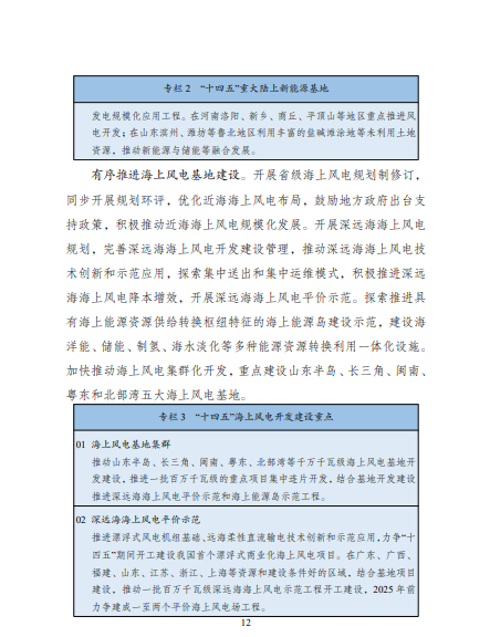 發(fā)改委、能源局等九部委聯(lián)合印發(fā)發(fā)布“十四五”可再生能源規(guī)劃！