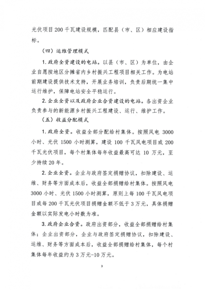 吉林省能源局發(fā)布全國(guó)首個(gè)出臺(tái)的省級(jí)“新能源+鄉(xiāng)村振興”方案！
