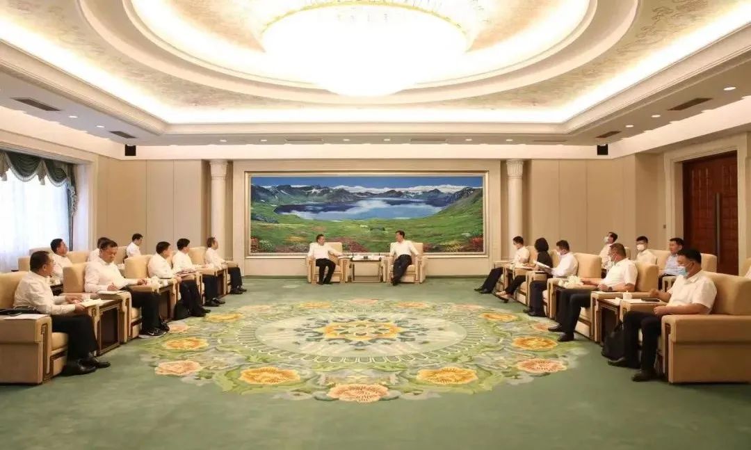 中國能建黨委書記、董事長宋海良拜會吉林省委常委、長春市委書記張志軍