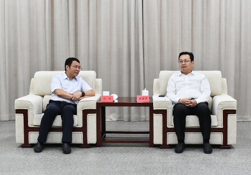 劉源拜會河北省委常委、副省長，雄安新區(qū)黨工委書記、管委會主任張國華
