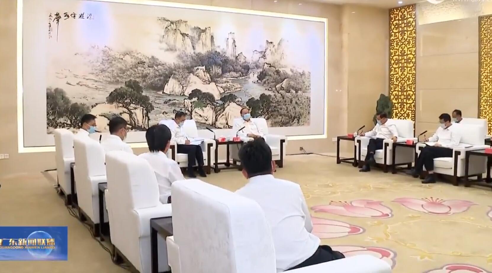 大唐集團(tuán)黨組書記、董事長(zhǎng)鄒磊拜會(huì)廣東省委書記黃坤明、省長(zhǎng)王偉中