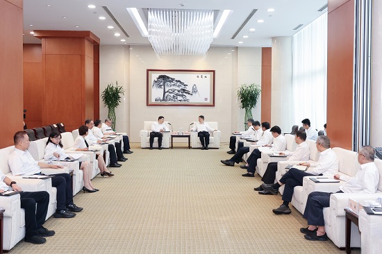 華能集團(tuán)黨組書記、董事長溫樞剛會見山西省委常委、太原市委書記韋韜