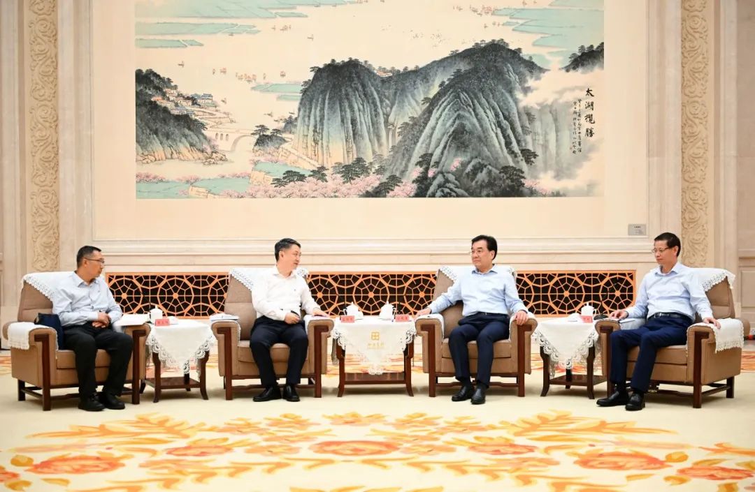 華能集團(tuán)黨組書記、董事長溫樞剛拜會(huì)江蘇省委書記信長星、省長許昆林
