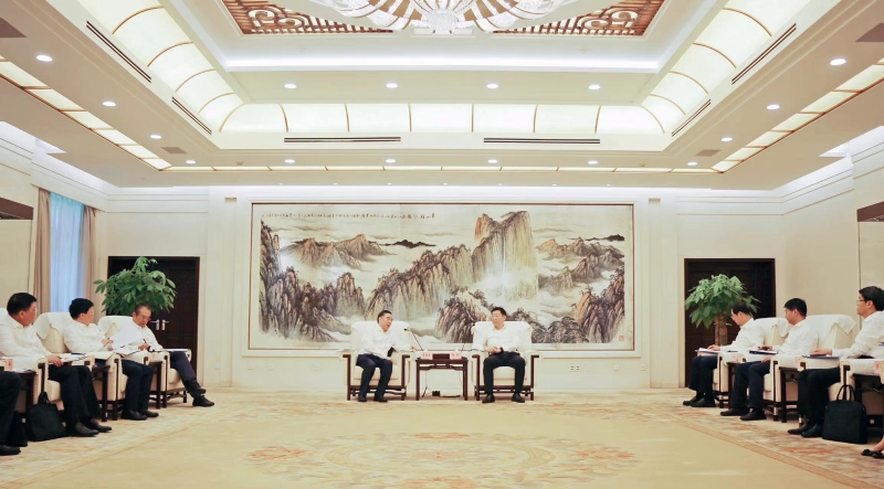 中國(guó)能建黨委書記、董事長(zhǎng)宋海良拜會(huì)陜西省省長(zhǎng)趙剛