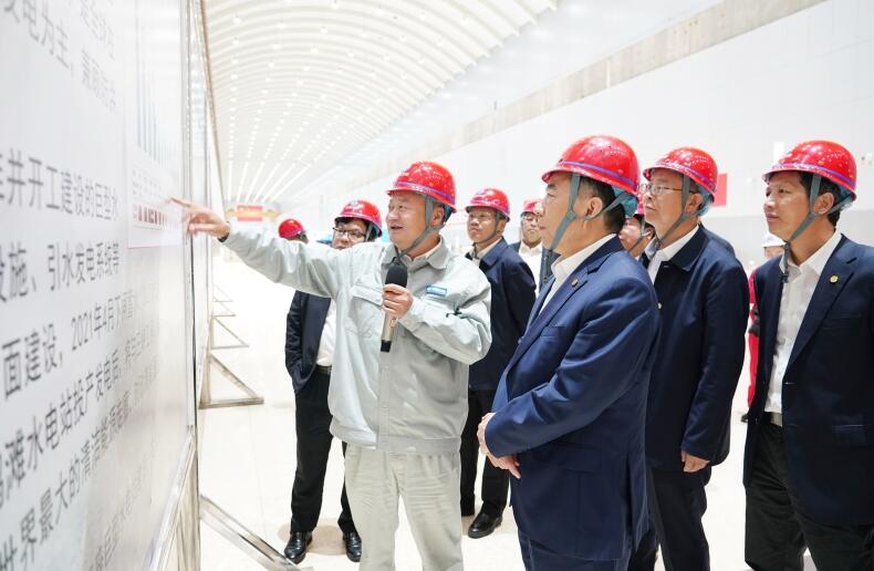 中國能建黨委書記、董事長宋海良赴白鶴灘水電站調(diào)研