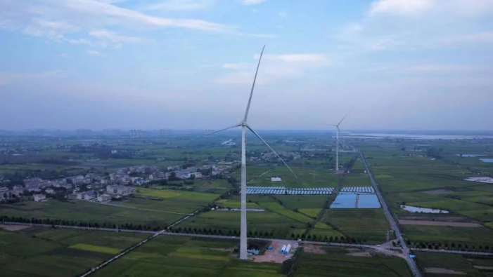 國內首臺！采用66千伏干式變壓器陸上風電機組成