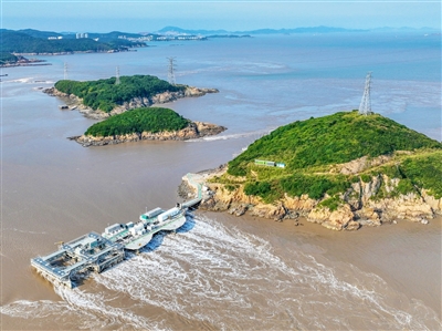 浙江舟山潮流能發(fā)電助力實(shí)現(xiàn)“雙碳”目標(biāo)
