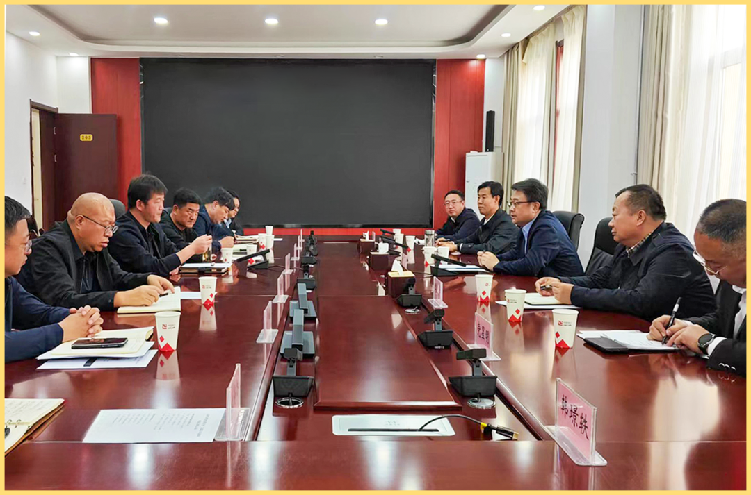 大唐甘肅公司黨委書記、董事長王國金會見景泰縣委副書記、縣長陳啟智