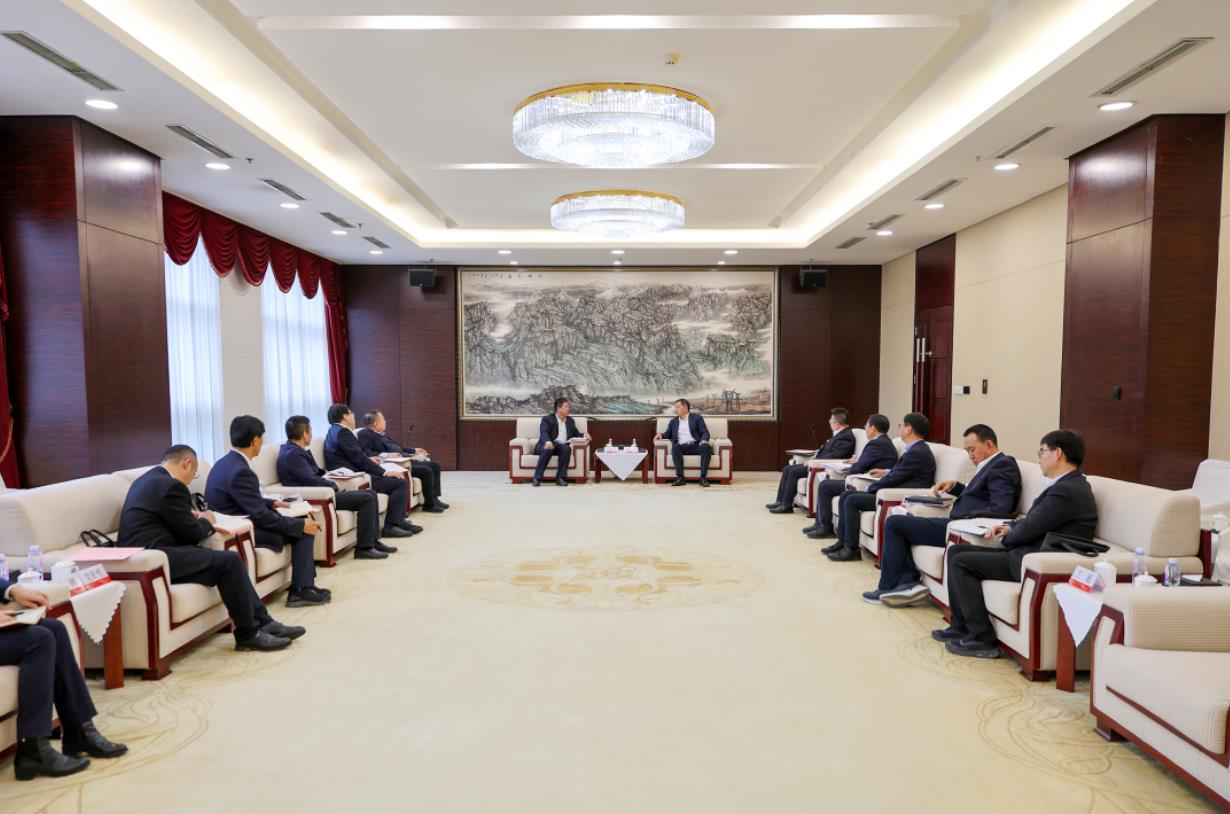 大唐甘肅公司黨委書記、董事長王建偉拜會(huì)國網(wǎng)甘肅省電力公司董事長、黨委書記林一凡