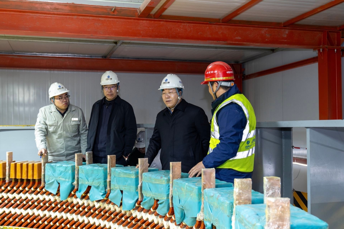 三峽集團總經(jīng)理李富民調研浙江天臺抽水蓄能電站
