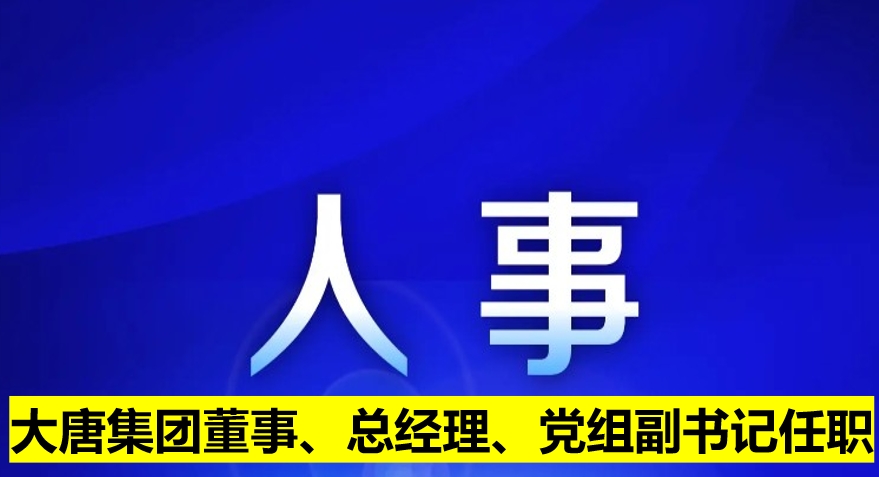 大唐集團(tuán)董事、總經(jīng)理、黨組副書(shū)記任職